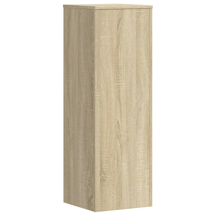 Supporto per Piante Rovere Sonoma 33x33x100cm Legno Multistrato 852953