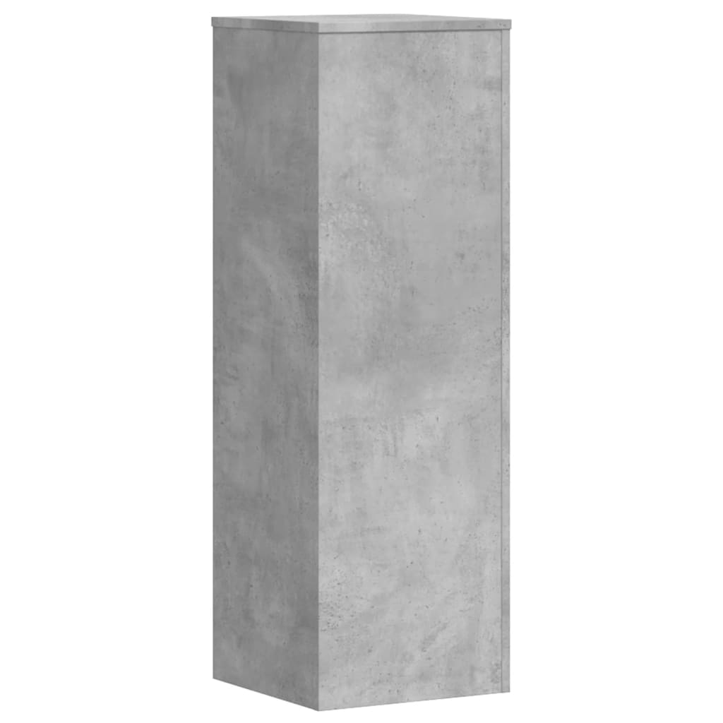 Supporto per Piante Grigio 33x33x100 cm in Truciolato 852954