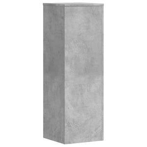 Supporto per Piante Grigio 33x33x100 cm in Truciolato 852954