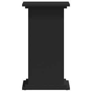 Supporto per Piante Nero 33x33x60 cm in Truciolato 852961