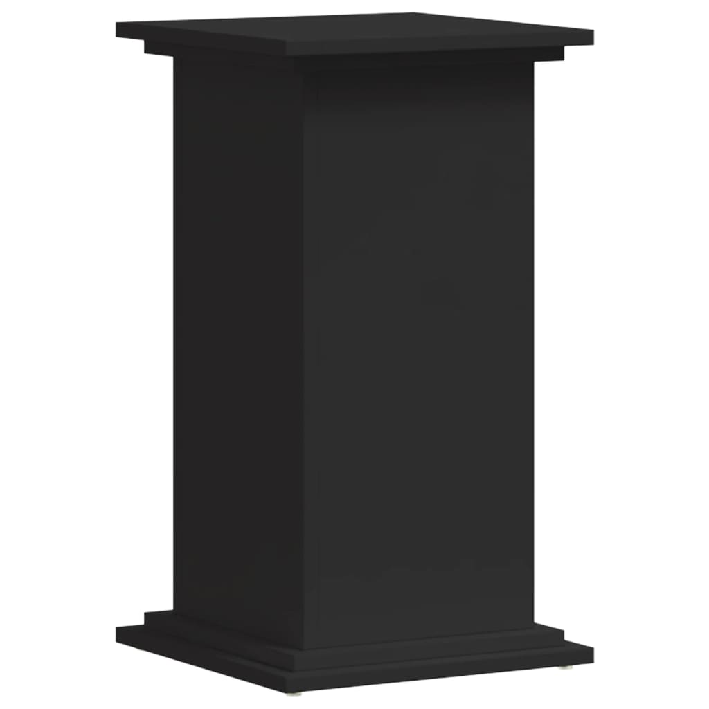 Supporto per Piante Nero 33x33x60 cm in Truciolato 852961