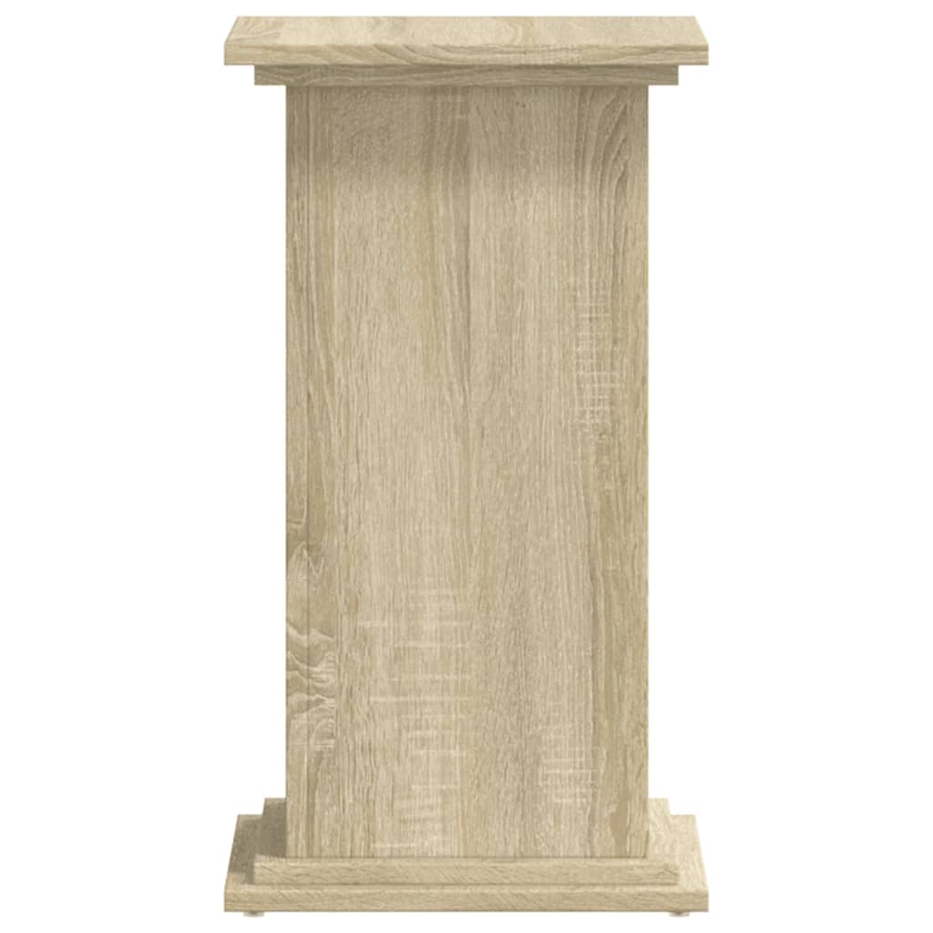 Supporto per Piante Rovere Sonoma 33x33x60 cm Legno Multistrato 852962