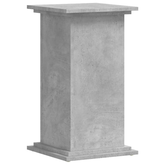 Supporto per Piante Grigio 33x33x60 cm in Legno Multistrato 852963