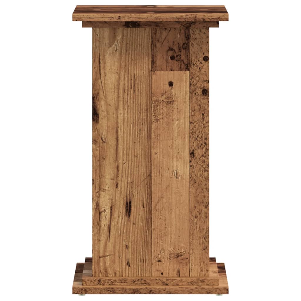 Supporto per Piante Legno Vecchio 33x33x60 cm Legno Multistrato 852967