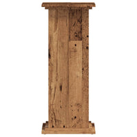 Supporto per Piante Legno Vecchio 33x33x80 cm Legno Multistrato 852976