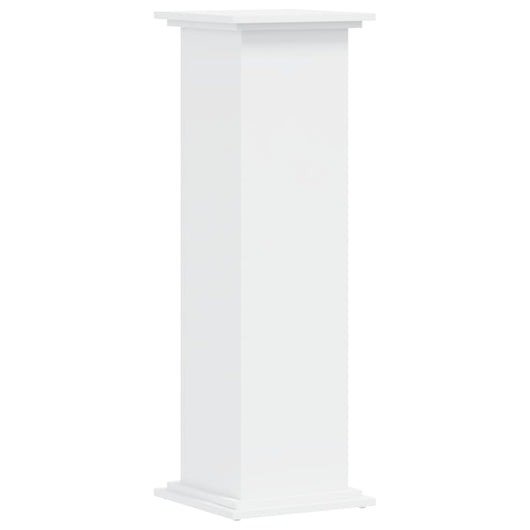 Supporto per Piante Bianco 33x33x100 cm in Truciolato 852978