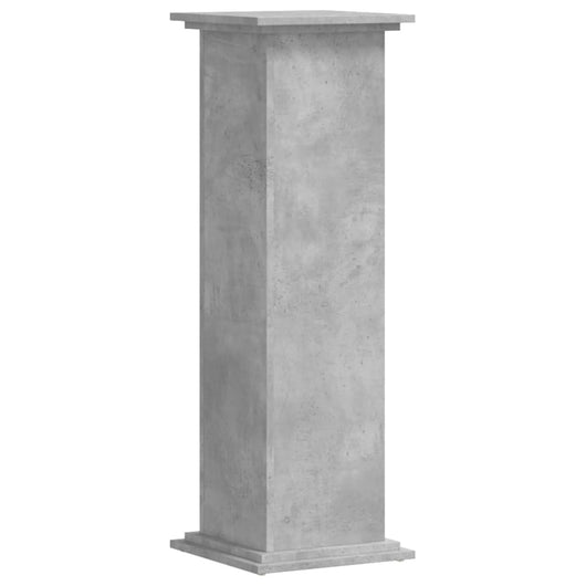 Supporto per Piante Grigio 33x33x100 cm in Truciolato 852981