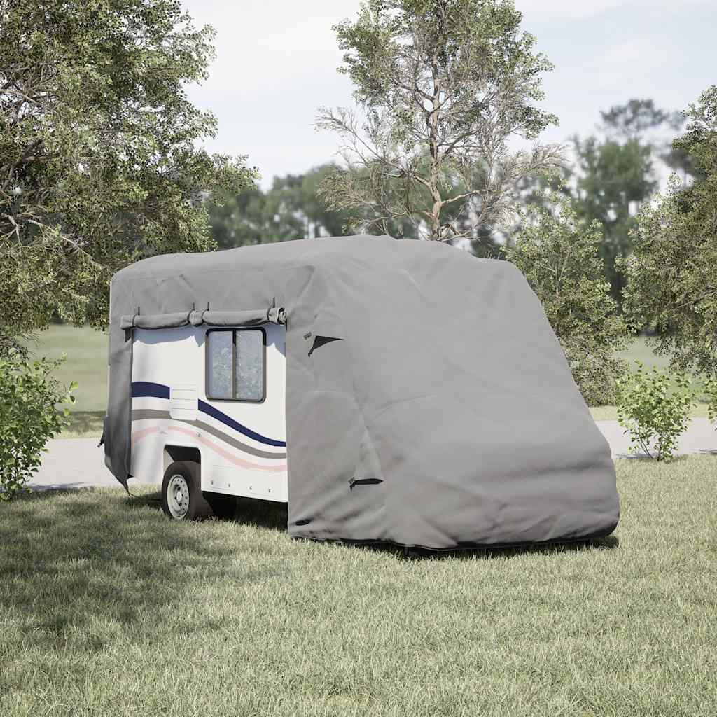 Telo per Camper Grigio 570x235x275 cm in Tessuto Non Tessuto 4015876