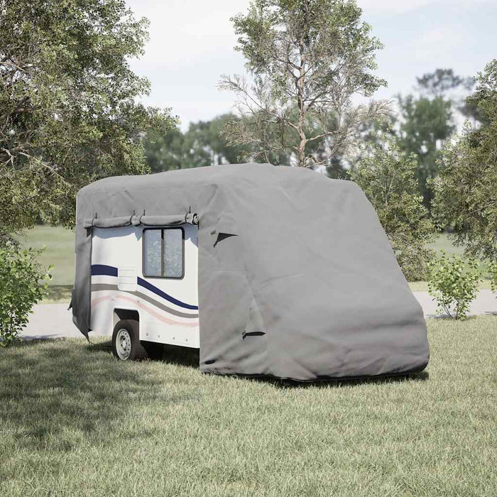 Telo per Camper Grigio 570x235x275 cm in Tessuto Non Tessuto 4015876