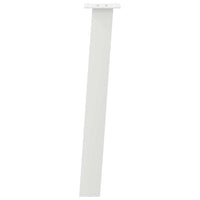 Gambe per Tavolino 4 pz Bianco 72 cm in Acciaio 4012505