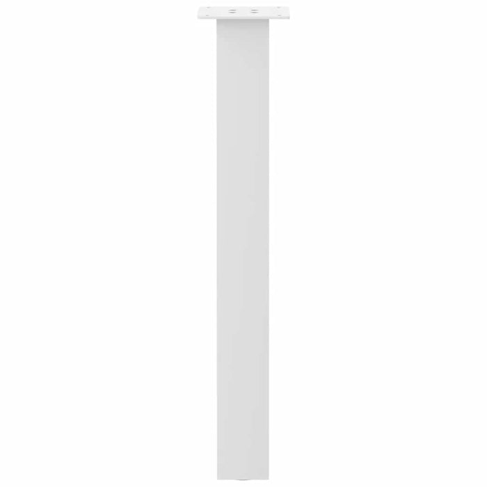 Gambe per Tavolino 4 pz Bianco 72 cm in Acciaio 4012505