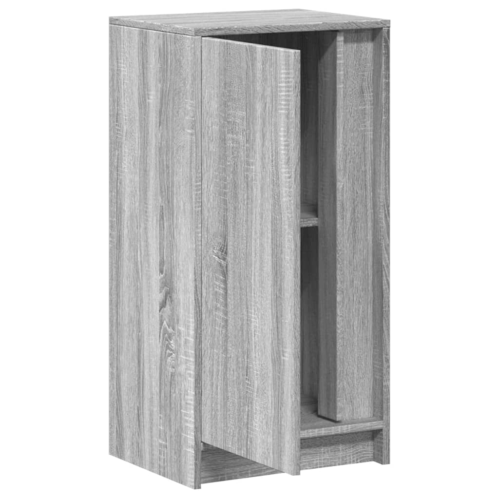 Credenza con LED Grigio Sonoma 42,5x34x85 cm Legno Multistrato 852143