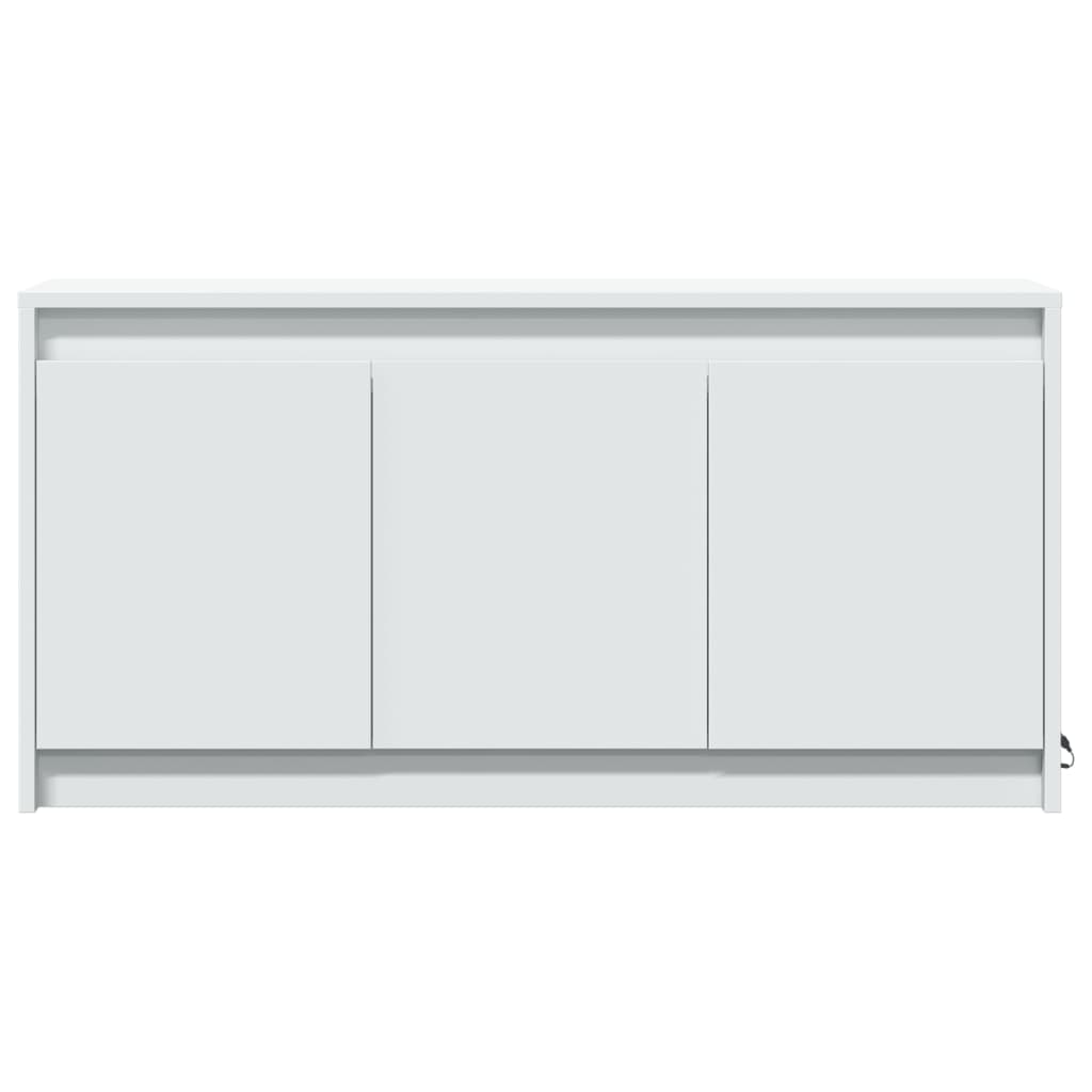 Mobile Porta TV con LED Bianco 100x34x50 cm in Truciolato 852208