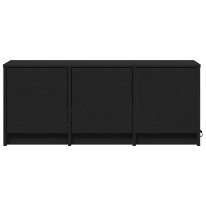 Mobile Porta TV con LED Nero 97x34x40 cm in Truciolato 852237