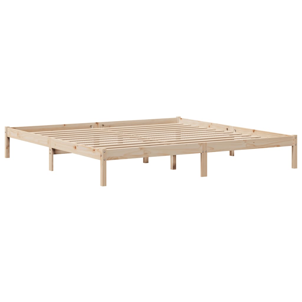 Letto senza Materasso 200x200 cm in Legno Massello di Pino 3305730