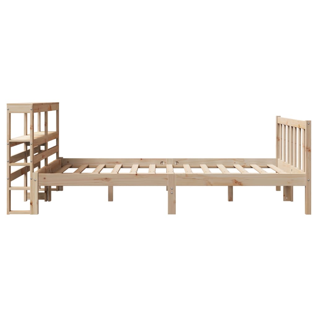 Letto senza Materasso 140x190 cm in Legno Massello di Pino 3305753