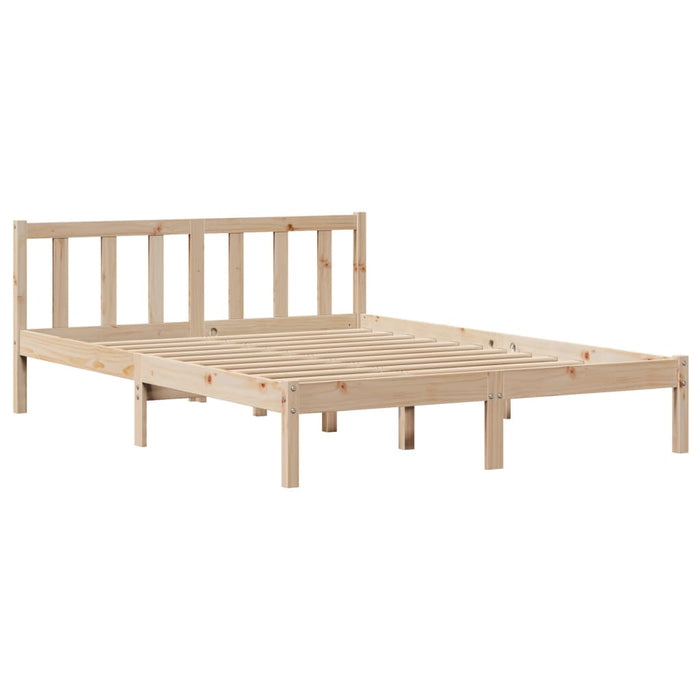 Letto senza Materasso 160x200 cm in Legno Massello di Pino 3305765