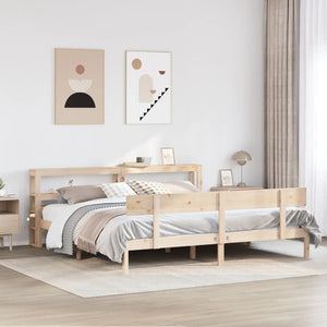 Letto senza Materasso 180x200 cm in Legno Massello di Pino 3305806