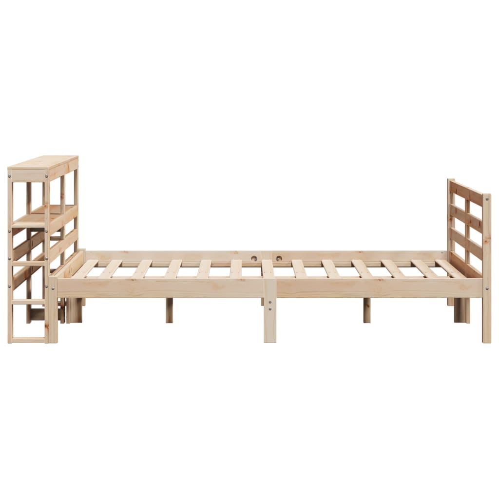 Letto senza Materasso 140x190 cm in Legno Massello di Pino 3305818