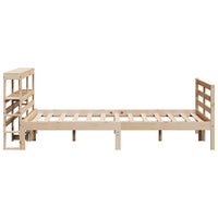 Letto senza Materasso 140x190 cm in Legno Massello di Pino 3305818