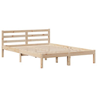 Letto senza Materasso 150x200 cm in Legno Massello di Pino 3305828