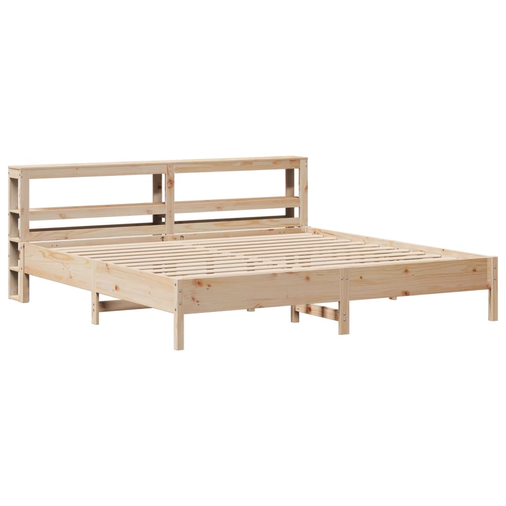 Letto senza Materasso 200x200 cm in Legno Massello di Pino 3306135