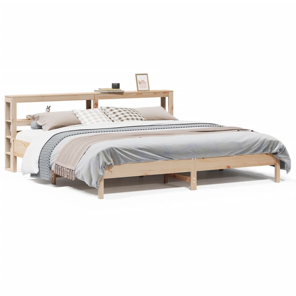 Letto senza Materasso 200x200 cm in Legno Massello di Pino 3306135