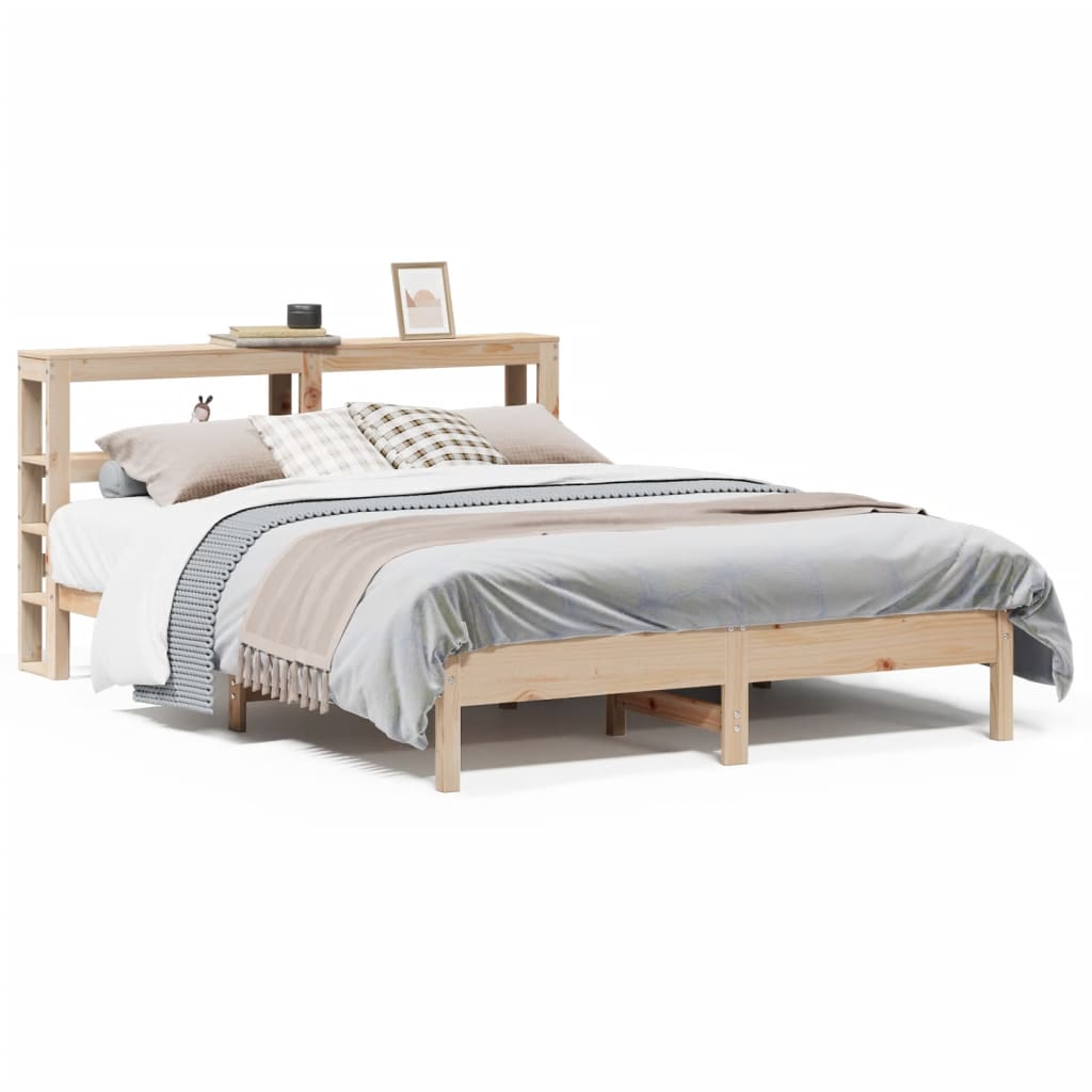 Letto senza Materasso 160x200 cm in Legno Massello di Pino 3306141