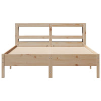 Letto senza Materasso 160x200 cm in Legno Massello di Pino 3306141