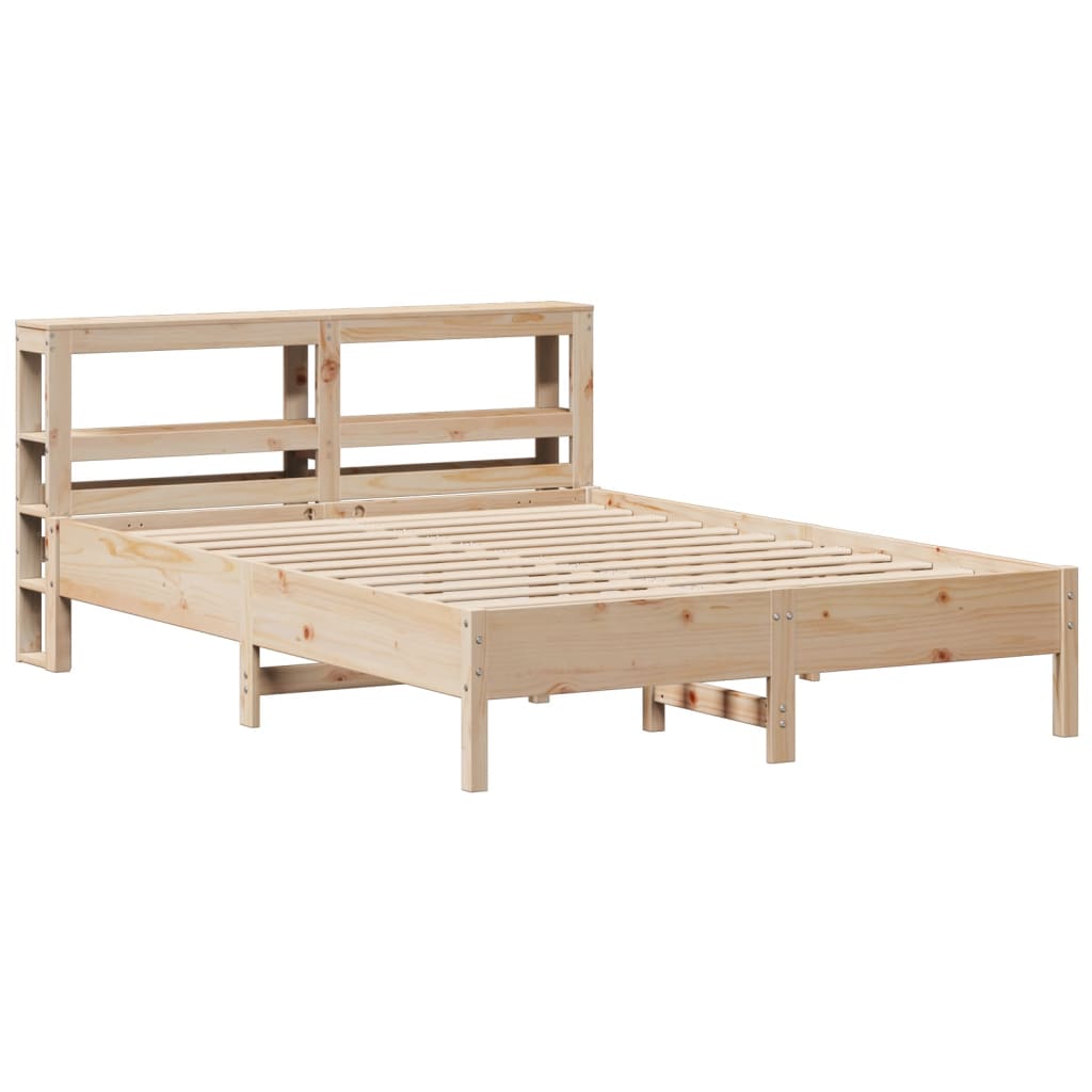 Letto senza Materasso 150x200 cm in Legno Massello di Pino 3306144