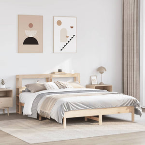 Letto senza Materasso 150x200 cm in Legno Massello di Pino 3306144