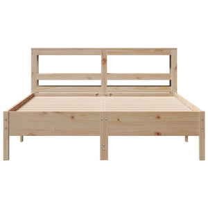 Letto senza Materasso 150x200 cm in Legno Massello di Pino 3306144