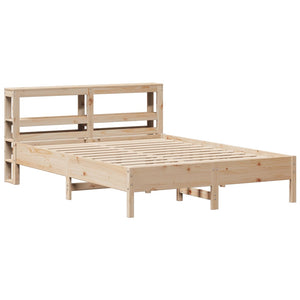 Letto senza Materasso 140x200 cm in Legno Massello di Pino 3306147