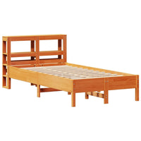 Letto senza Materasso Marrone Cera 100x200 cm in Legno di Pino 3306155