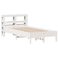 Letto senza Materasso Bianco 90x200 cm Legno Massello di Pino 3306157