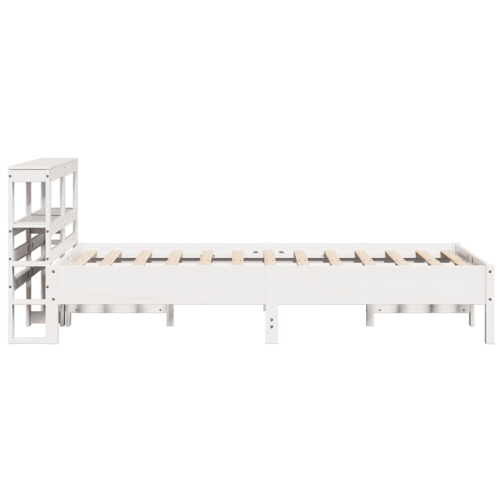 Letto senza Materasso Bianco 90x200 cm Legno Massello di Pino 3306157