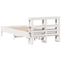 Letto senza Materasso Bianco 90x200 cm Legno Massello di Pino 3306157