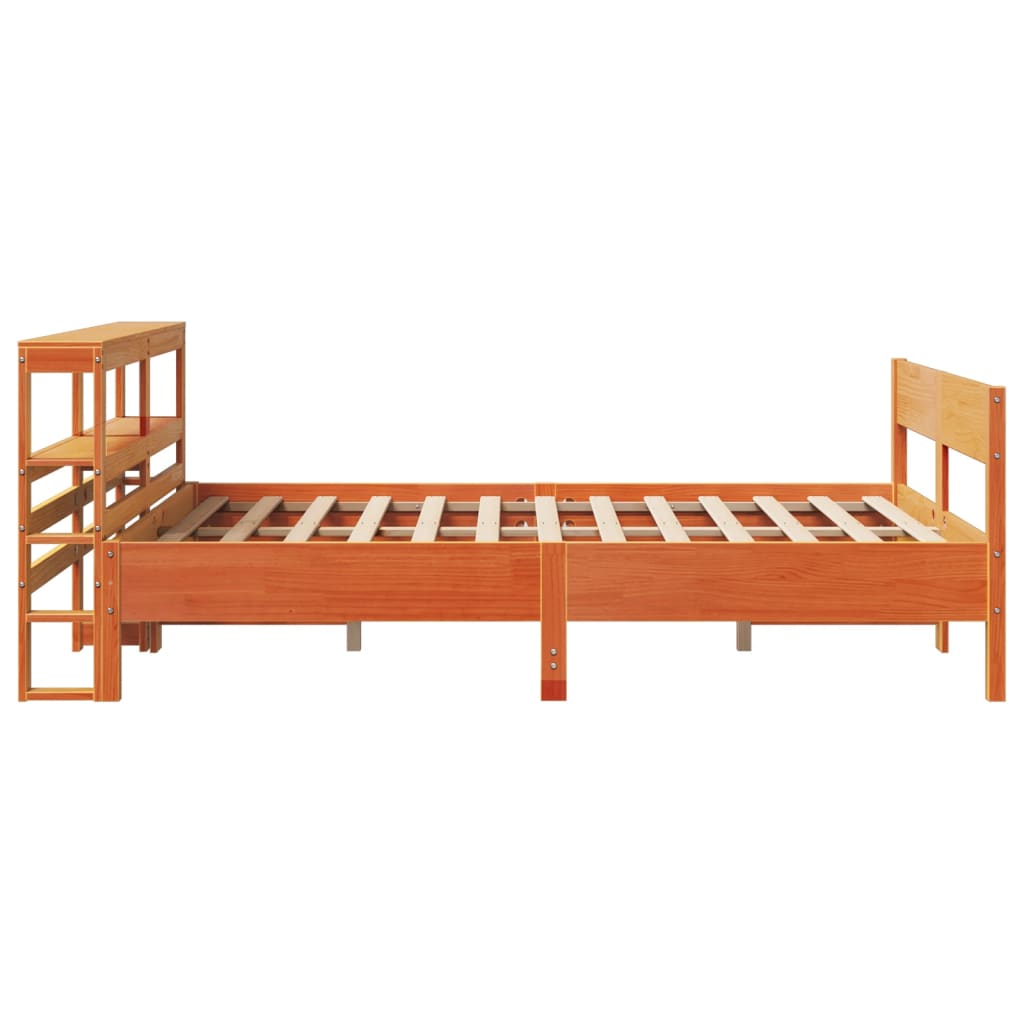 Letto senza Materasso Marrone Cera 120x200 cm in Legno di Pino 3306191