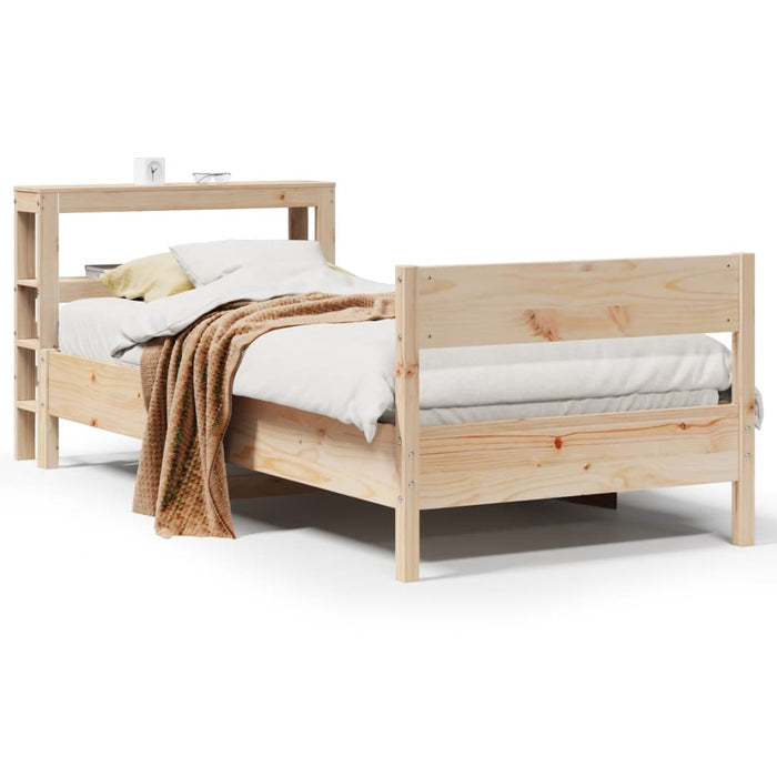 Letto senza Materasso 90x200 cm in Legno Massello di Pino 3306195