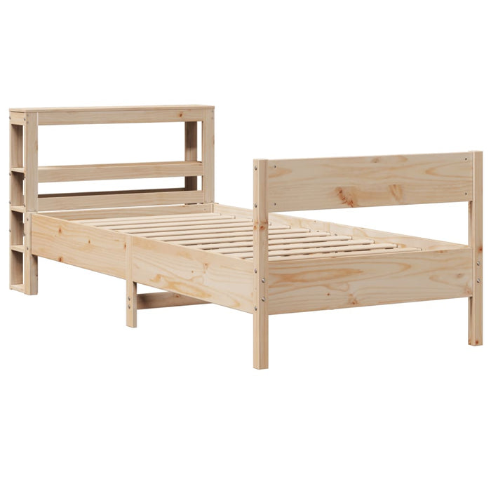 Letto senza Materasso 90x200 cm in Legno Massello di Pino 3306195