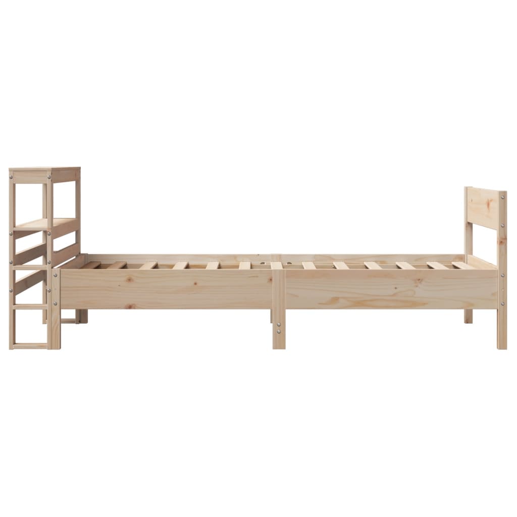 Letto senza Materasso 90x200 cm in Legno Massello di Pino 3306195