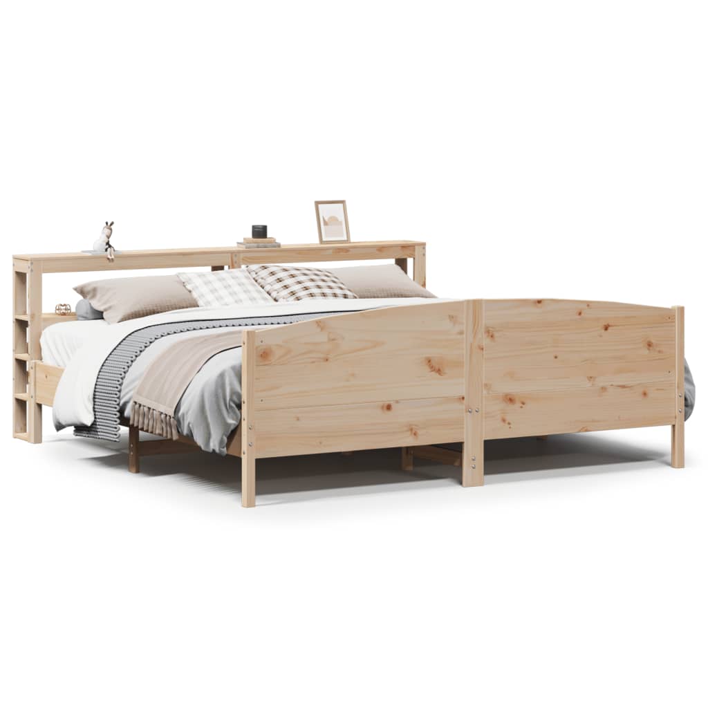 Letto senza Materasso 180x200 cm in Legno Massello di Pino 3306216