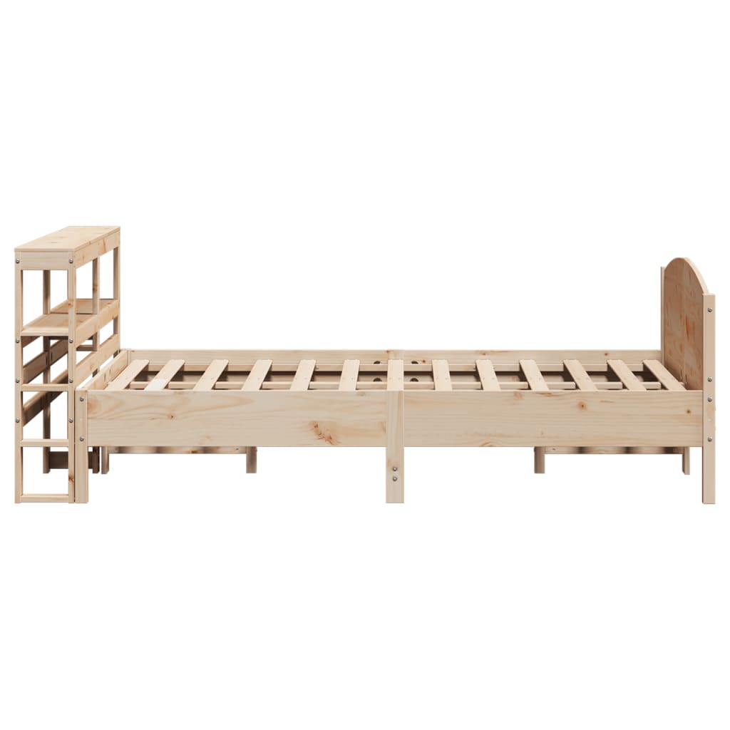 Letto senza Materasso 140x200 cm in Legno Massello di Pino 3306225