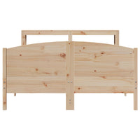 Letto senza Materasso 120x200 cm in Legno Massello di Pino 3306228