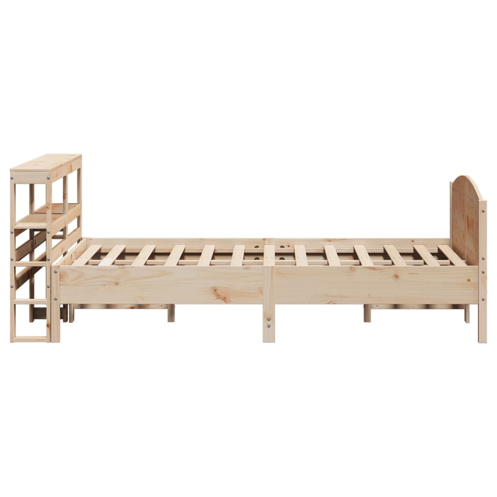 Letto senza Materasso 140x190 cm in Legno Massello di Pino 3306231