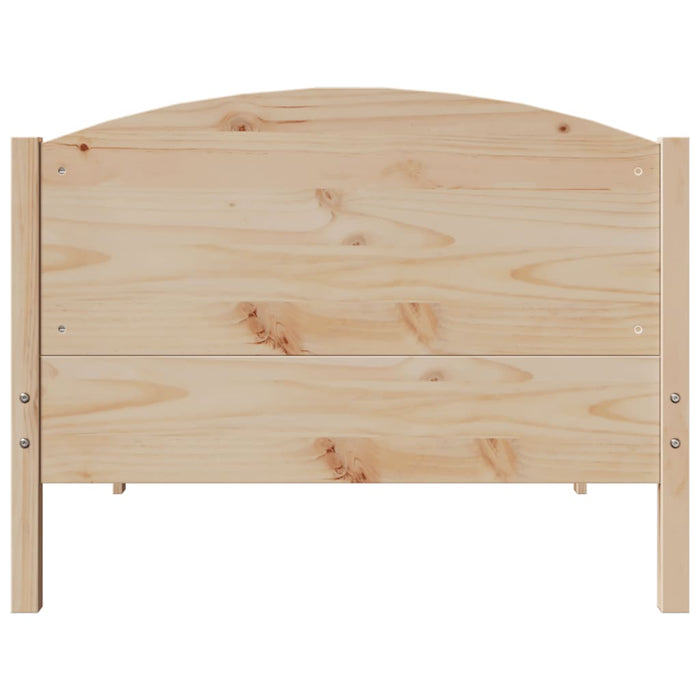 Giroletto senza Materasso 100x200 cm in Legno Massello di Pino 3306240