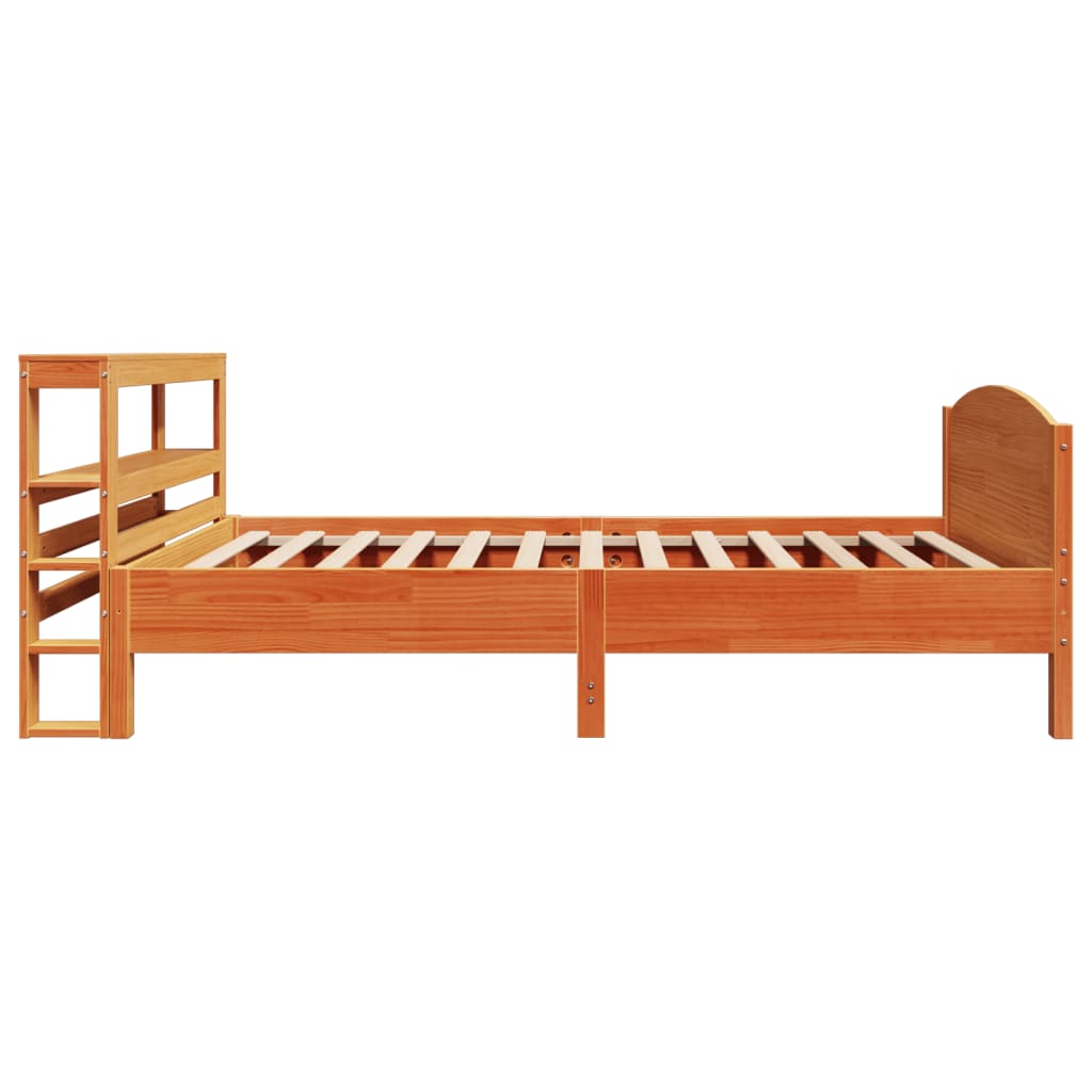 Letto senza Materasso Marrone Cera 100x200 cm in Legno di Pino 3306242