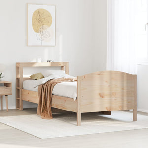 Letto senza Materasso 90x200 cm in Legno Massello di Pino 3306243