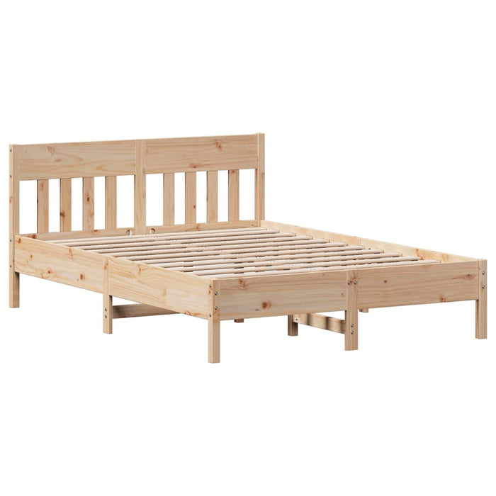 Letto senza Materasso 120x200 cm in Legno Massello di Pino 3306267