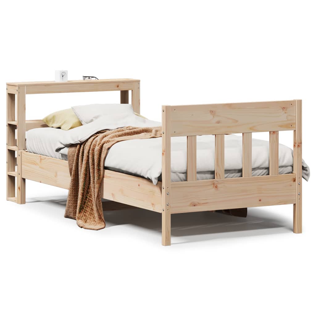 Letto senza Materasso 90x200 cm in Legno Massello di Pino 3306273